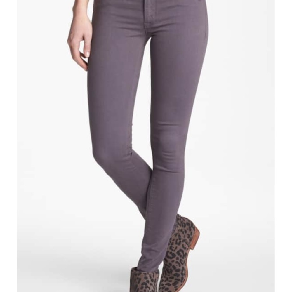 Hudson Midrise Colette In Stone Grey